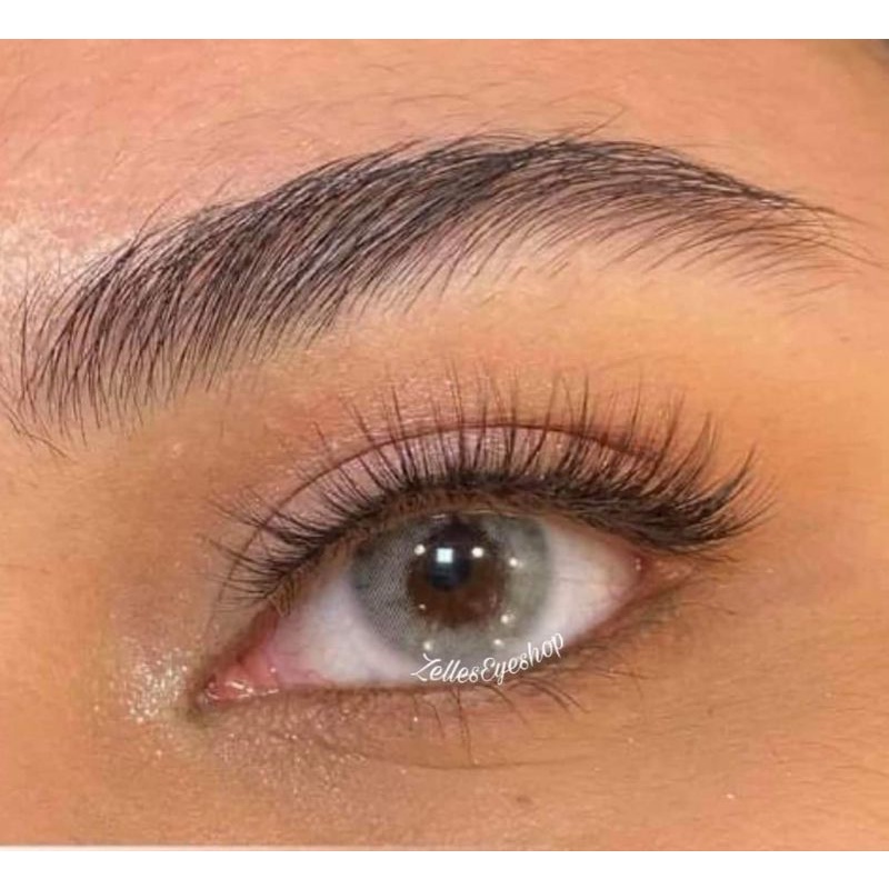 Lens Xám Tây không viền size S có độ cận từ 0 đến 8 Hạn Sử Dụng trên 1 năm