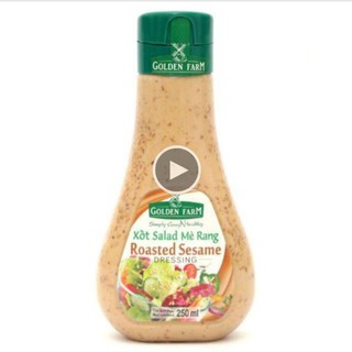 Sốt mè rang gonden farm 250ml - sức khỏe vàng