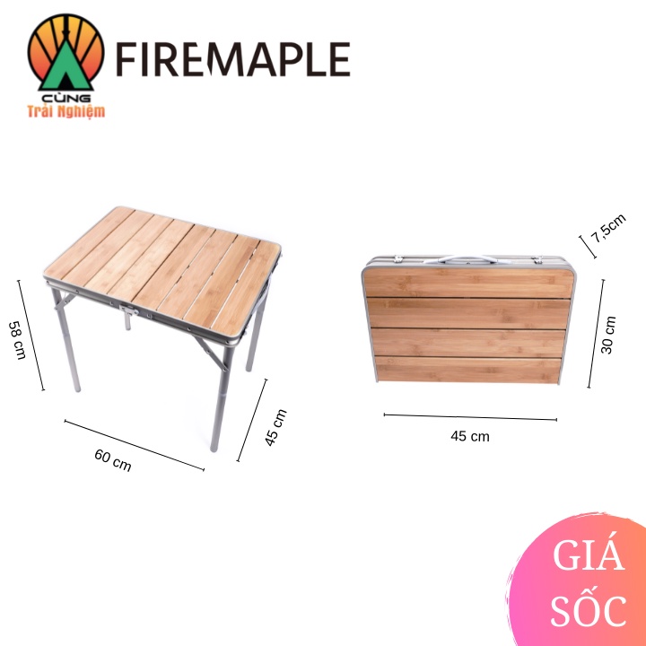 Bàn Glamping Gấp Gọn Fire Maple Dian đi du lịch dã ngoại FM-BAN