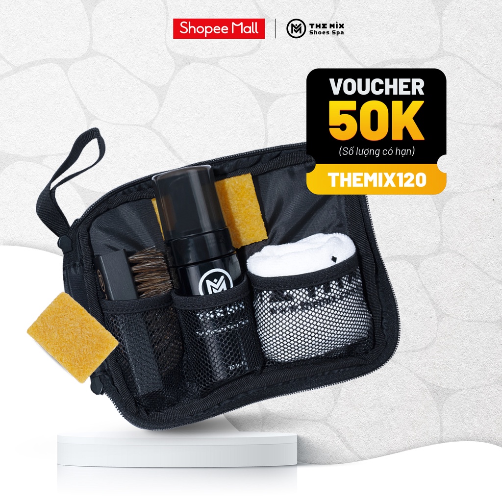 Bộ vệ sinh giày sneaker cao cấp The Mix, Tẩy Trắng Loại Bỏ Vết Bẩn, An Toàn Cho Da, Bảo Quản Giày