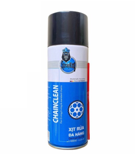 Chai Rửa sên vệ sinh sên vệ sinh lốc máy Sprayking chai màu xanh