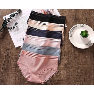 [Có Size XL]❤Quần lót nữ, quần mặc trong váy cotton co dãn mềm mịn❤ 👄QUẦN COTTON TĂM TRE KHÁNG KHUẨN👄QL10