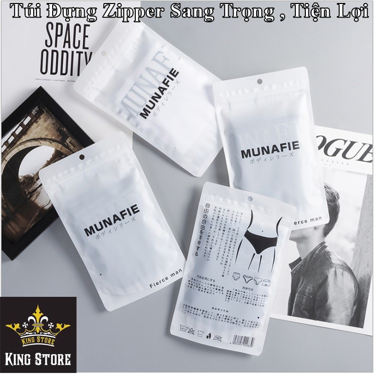 Combo 10 Quần Lót Nam Boxer Munafie Chính hãng, Sịp Đùi Co Giãn 4 Chiều, Free size 45-80kg | BigBuy360 - bigbuy360.vn