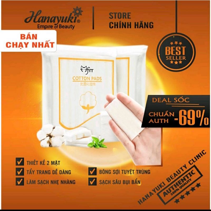 Bông Tẩy Trang 222 Miếng Cotton Pads