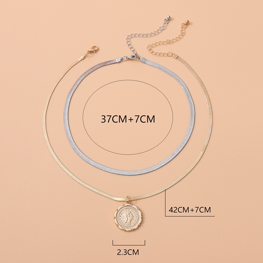 Set 2 Vòng cổ Nhiều Lớp Phong Cách boho Thời Trang Cho Nữ