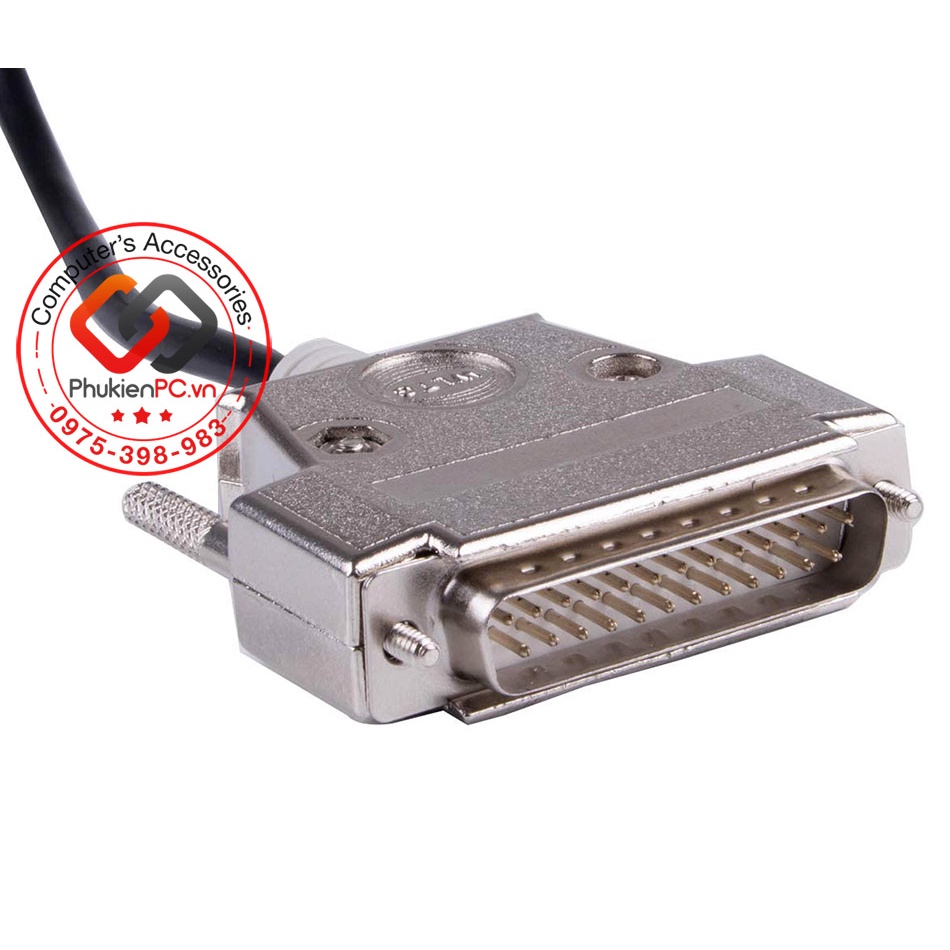 Dây cáp COM USB to DB25  chân đực cho máy CNC FANUC AMADA Hitachi Brother chip FTDI size dài từ 1.8M 3M 5M