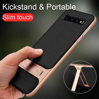 Ốp điện thoại TPU silicon có giá đỡ chống sốc cho Samsung Galaxy S10+ Plus S10e S10 5G