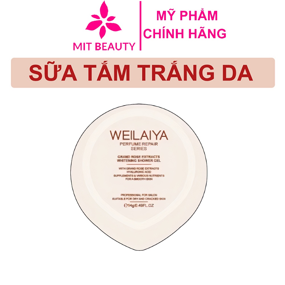 Sữa tắm Weilaiya hoa hồng Damask Weilaiya Mit Beauty trắng da hương nước hoa mê đắm, làm sạch cấp ẩm cho da