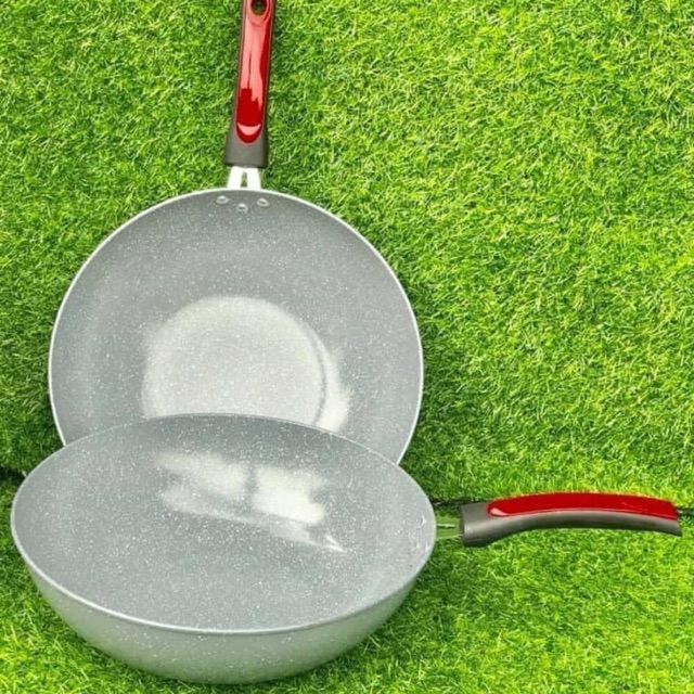 [Sale Dọn Kho] Chảo vân đá CERAMIC sâu lòng 32cm Loại 1