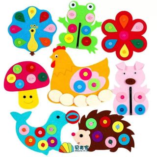 Kĩ năng cài nút, kéo khoá cho trẻ thực hành cuộc sống (1cái)