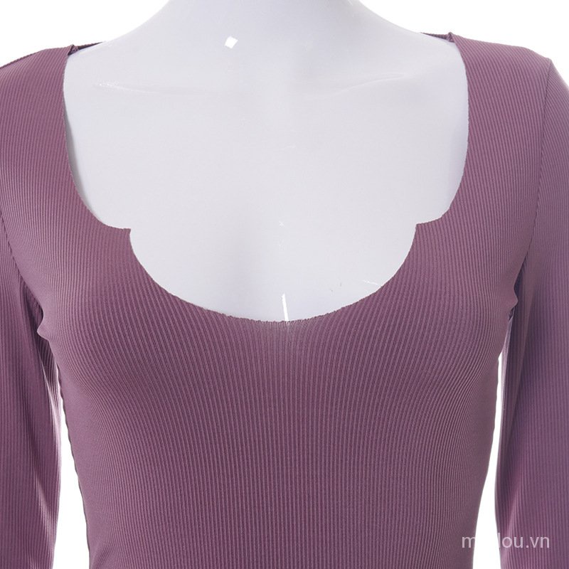 thời trang bộ đồ liền thân tay dài cổ cao phong cách đường phố cho nữ