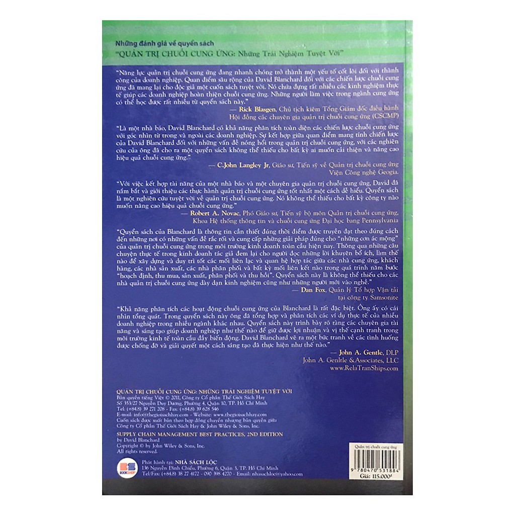 [ Sách ] Quản Trị Chuỗi Cung Ứng - Những Trải Nghiệm Tuyệt Vời | BigBuy360 - bigbuy360.vn