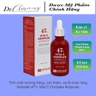 NHẬP KHẨU ] Histolab TINH CHẤT DƯỠNG TRẮNG DA - VITA C COMPLEX AMPOULE 47%
