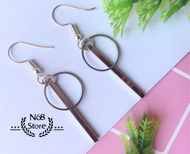 Khuyên tai hình học mẫu 1