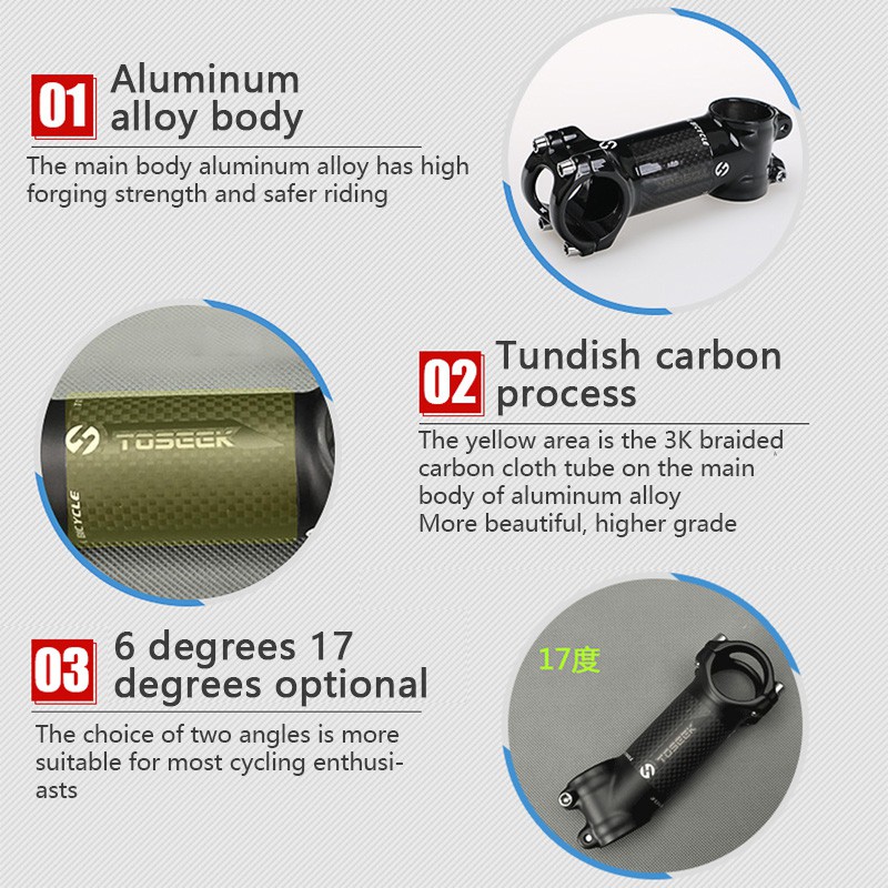 Pô Tăng Xe Đạp Leo Núi Bằng Sợi Carbon + Hợp Kim Nhôm