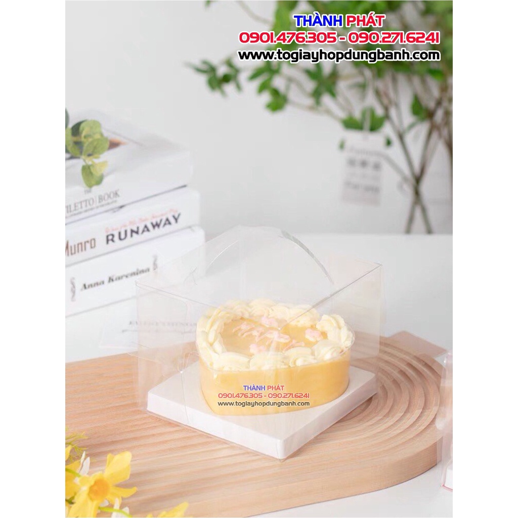 10 Hộp mica 1 trái tim 390ml đựng bánh gato , mousse, panna cotta, tiramisu làm quà tặng 8/3