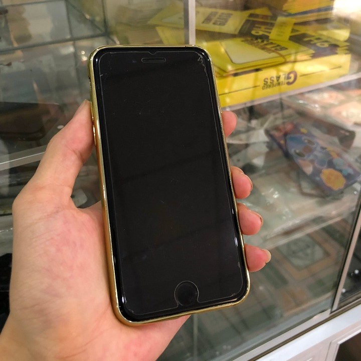 Ốp lưng Iphone 7 Giả da màu nâu cafe siêu chất - Giá rẻ nhất quả đất  .
