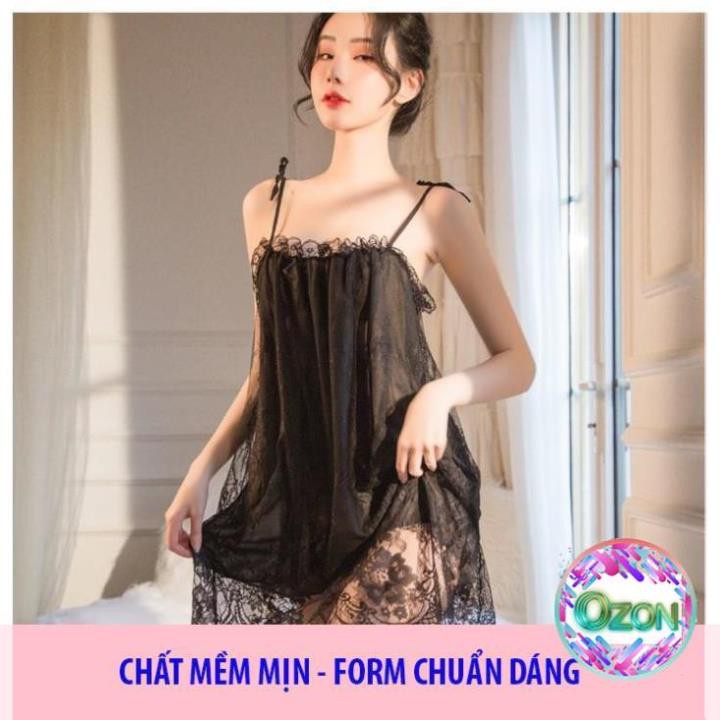 [REN XỊN - MỀM - FORM CHUẨN] ♥Ảnh Thật♥4 màu Váy Ngủ Xuyên Thấu B1023 Đầm Công Chúa Voan Ren Cao Cấp Quảng Châu | BigBuy360 - bigbuy360.vn