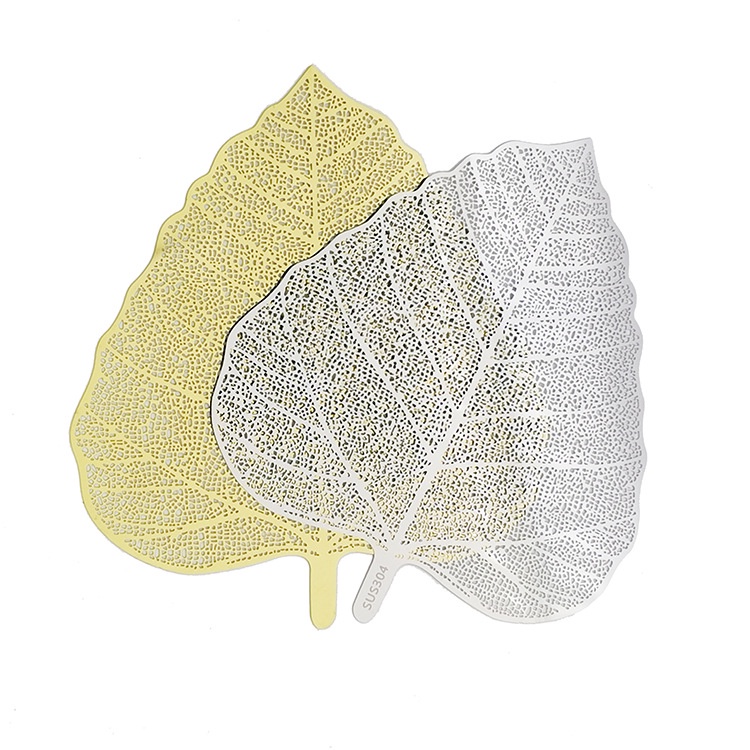 Lọc trà, lược trà bằng inox hình chiếc lá bồ đề