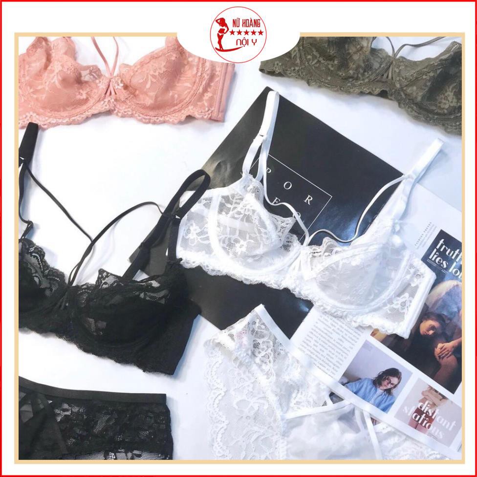 BỘ ĐỒ LÓT Mand ren ✨ SIÊU HÍT HÓT ✨ set nội y nơ dây chéo không đệm .mặc thoải mát ,thoáng mát cho hè nóng nưc. | BigBuy360 - bigbuy360.vn