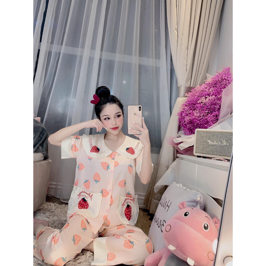 Bộ Ngủ Bèo Dâu Tây Cực Cute | BigBuy360 - bigbuy360.vn