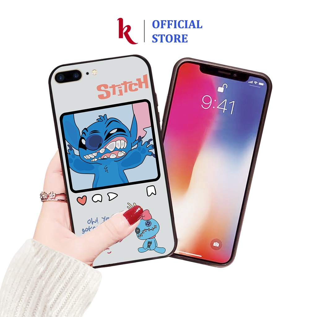 Ốp lưng iphone hình Stitch điện thoại 6 6s 7 8 plus x xs xr 11 pro max se2 12 mini 12 pro max