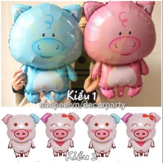 [Size To ] Bóng kiếng hình bé heo trang trí sinh nhật siêu cute