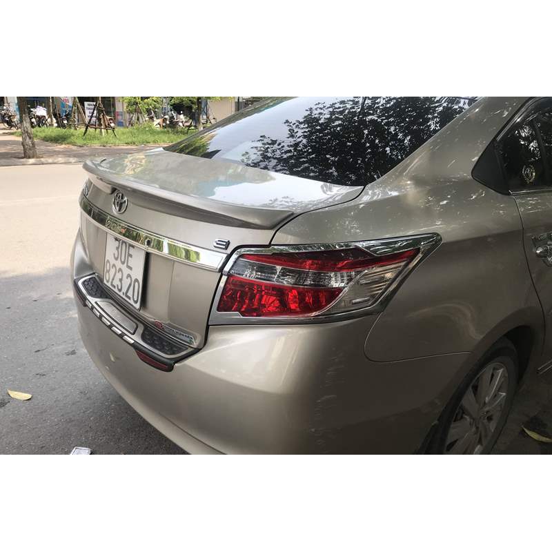 Đuôi gió liền cốp Toyota Vios 2014-2017 mẫu 1 hàng mộc chưa sơn