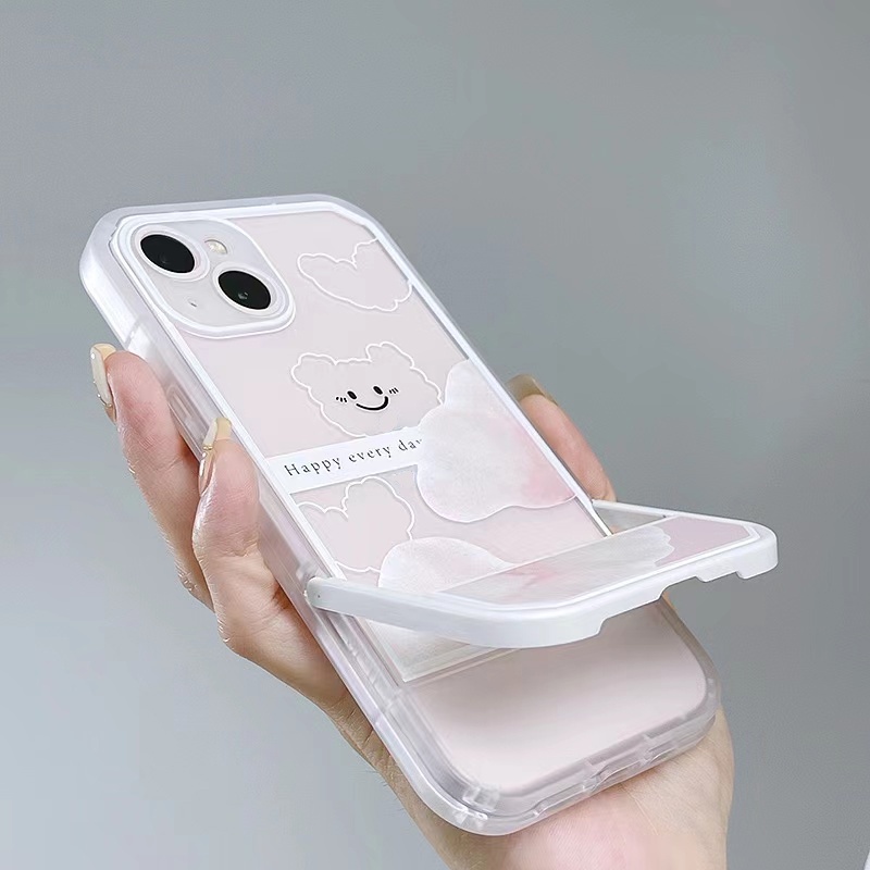 Ốp Điện Thoại Mềm Chống Sốc Có Giá Đỡ Cho IPhone 13 Pro Max 11 12 8 7 Plus XS X XR 6 6S SE2020