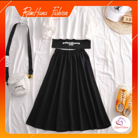 [Mã SRJULY1215 giảm 20K đơn 50K] (Freeship 50k) Chân Váy Đũi Xoè Dáng Dài Có Túi Ullzzang CV3 RumHana