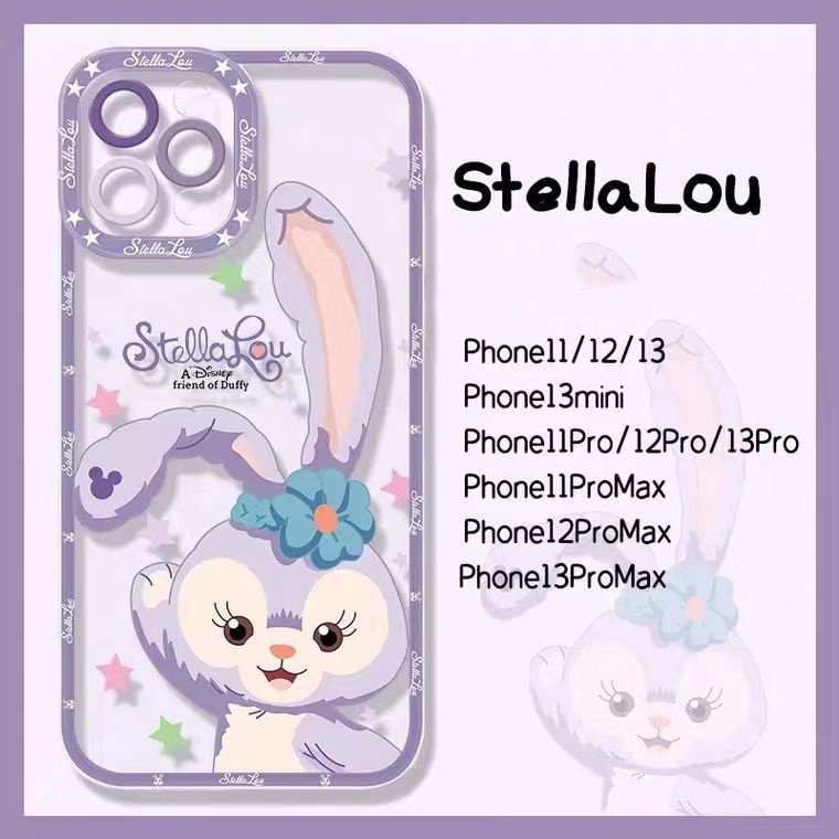 Ốp Điện Thoại Silicon TPU Mềm Trong Suốt Chống Sốc Hình Thỏ Dễ Thương Cho IPhone 13 12 11 Pro Max Mini 7 8 Plus XS X XR SE 2020 6 6S