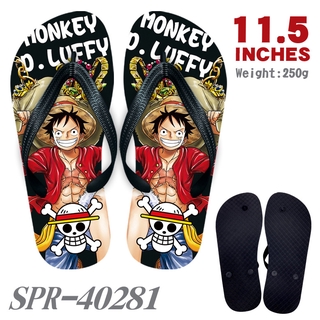 Dép Xỏ Ngón Đi Biển Họa Tiết Hoạt Hình One Piece Thời Trang Mùa Hè Cho Nam Nữ