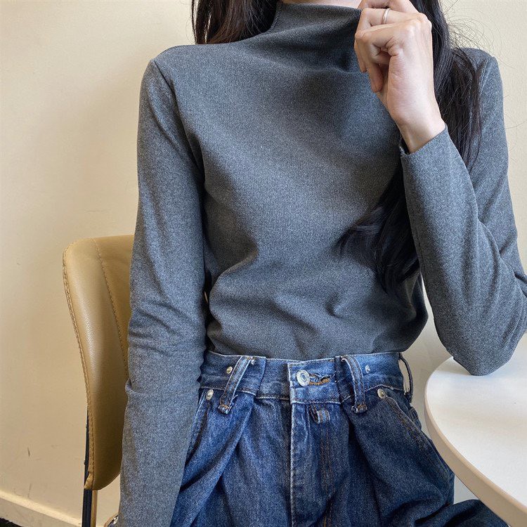 Áo Nữ, Áo Giữ Nhiệt Cổ 3 Phân Chất Len Tăm (Hàng Túi Zíp) | BigBuy360 - bigbuy360.vn