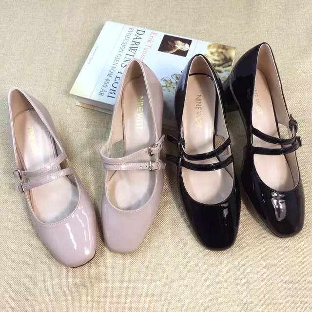 Giày búp bê gót vuông Nine West