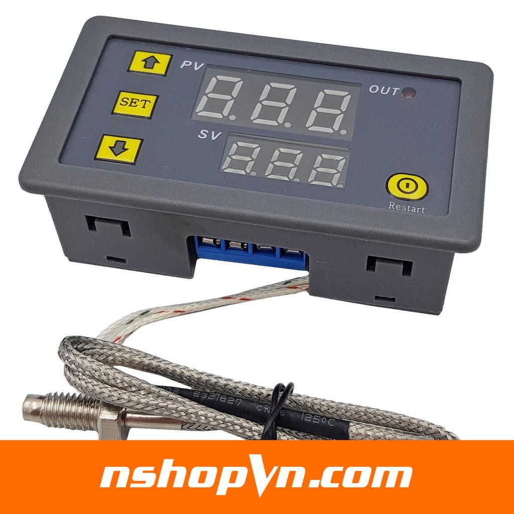 Bộ khống chế nhiệt độ Type-K 500 độ C 12 VDC / 220 VAC