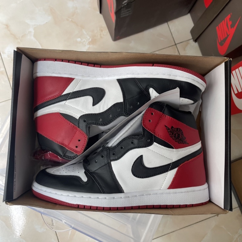 giày Air Jordan 1 High black toe | JD 1 Bản cao cấp