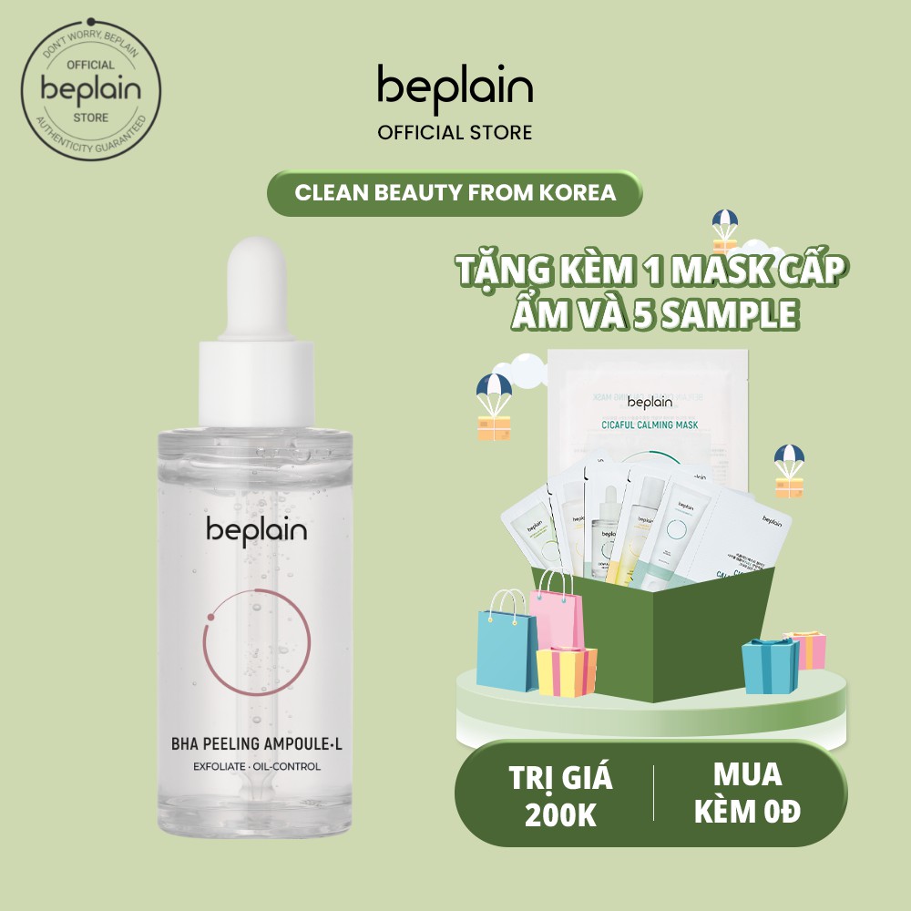 Tinh chất beplain chứa BHA giảm dầu nhờn hỗ trợ giảm mụn 50ml