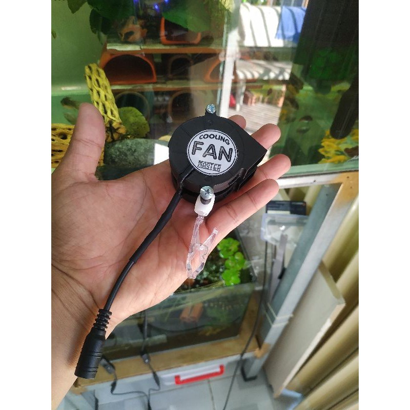 Quạt thủy sinh mini . Quạt hồ cá mini .