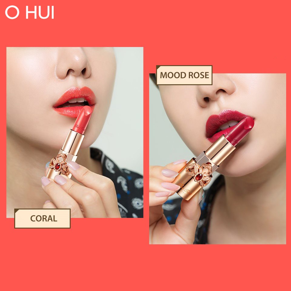 [Mã VISAPREMIUM giảm 150K]Combo Son lì dưỡng ẩm ngăn lão hóa OHUI MM The First Geniture Lipstick