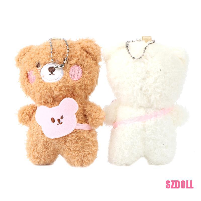 Móc Khóa Cặp Gấu Bông Mini 12CM Ts2Szdoll