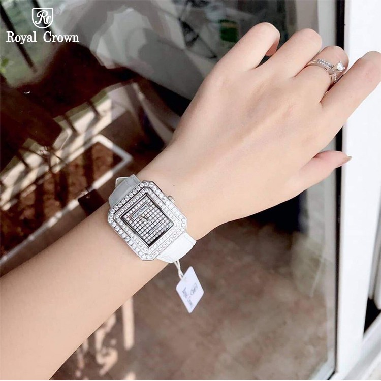 Đồng Hồ Nữ Royal Crown 3619 Dây Da Chính Hãng
