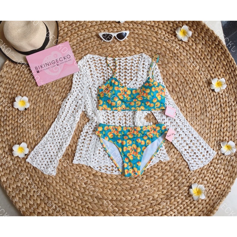 Bikini Đồ Bơi 2 Mảnh B.áo Hồng, Trái Cam GK0216 (Ảnh Thật) | BigBuy360 - bigbuy360.vn