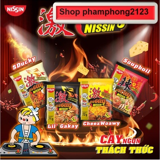 Thùng 30/gói - Mì Cay Hàn Quốc NISSIN Đủ Hương Vị Lựa Chọn