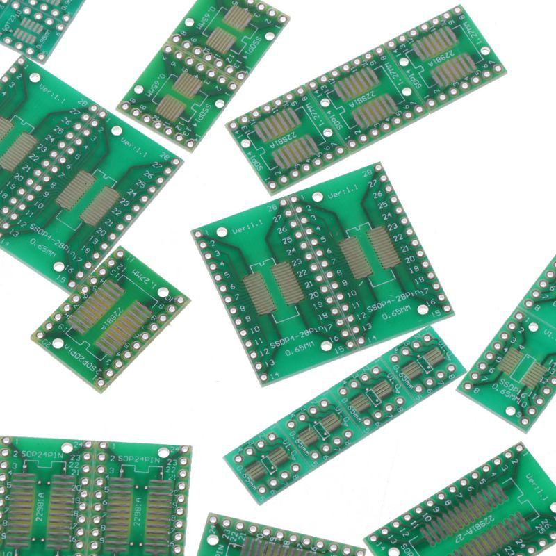 Bộ 35 Bảng Mạch Pcb 7value5 Smd Sang Dip Sop Ssop Tssop Sot23 8 10 14 16 24 28