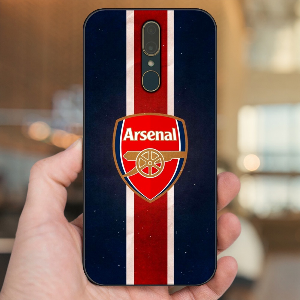 Ốp lưng Oppo F11 viền đen in hình Arsenal FC