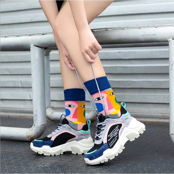Bộ 4 đôi tất Unisex phong cách độc lạ