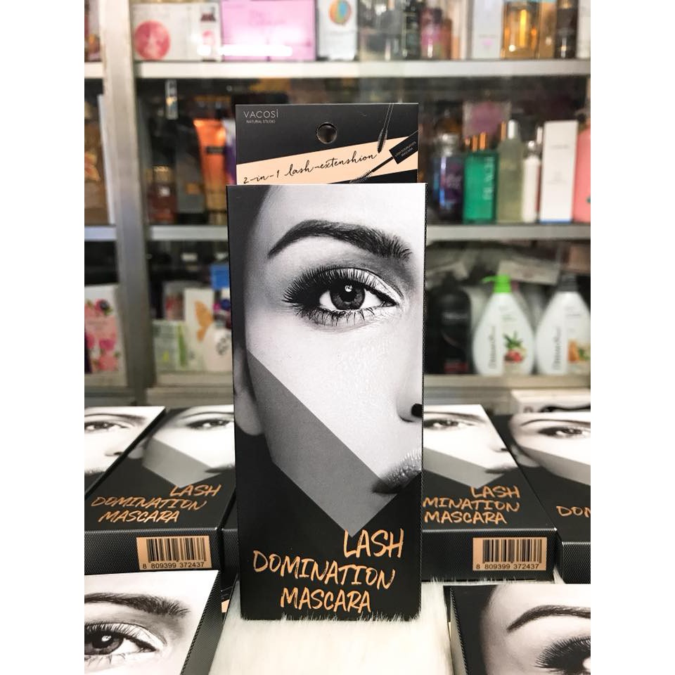 Mascara 2 Đầu Vacosi Làm Dài & Cong Mi Không Lem Không Trôi