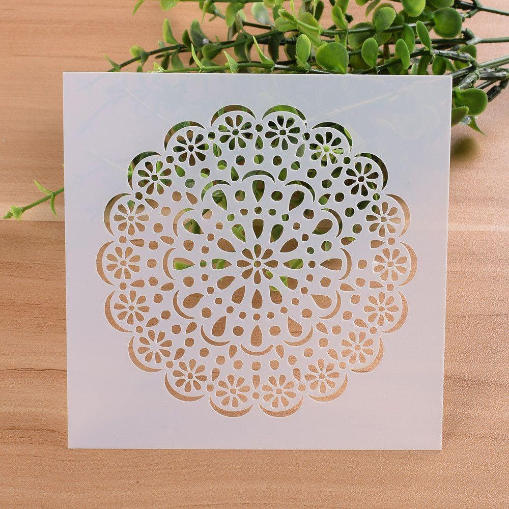 LONTIME Set 7 Khuôn Giấy Nến In Nổi Trang Trí Thẻ Album