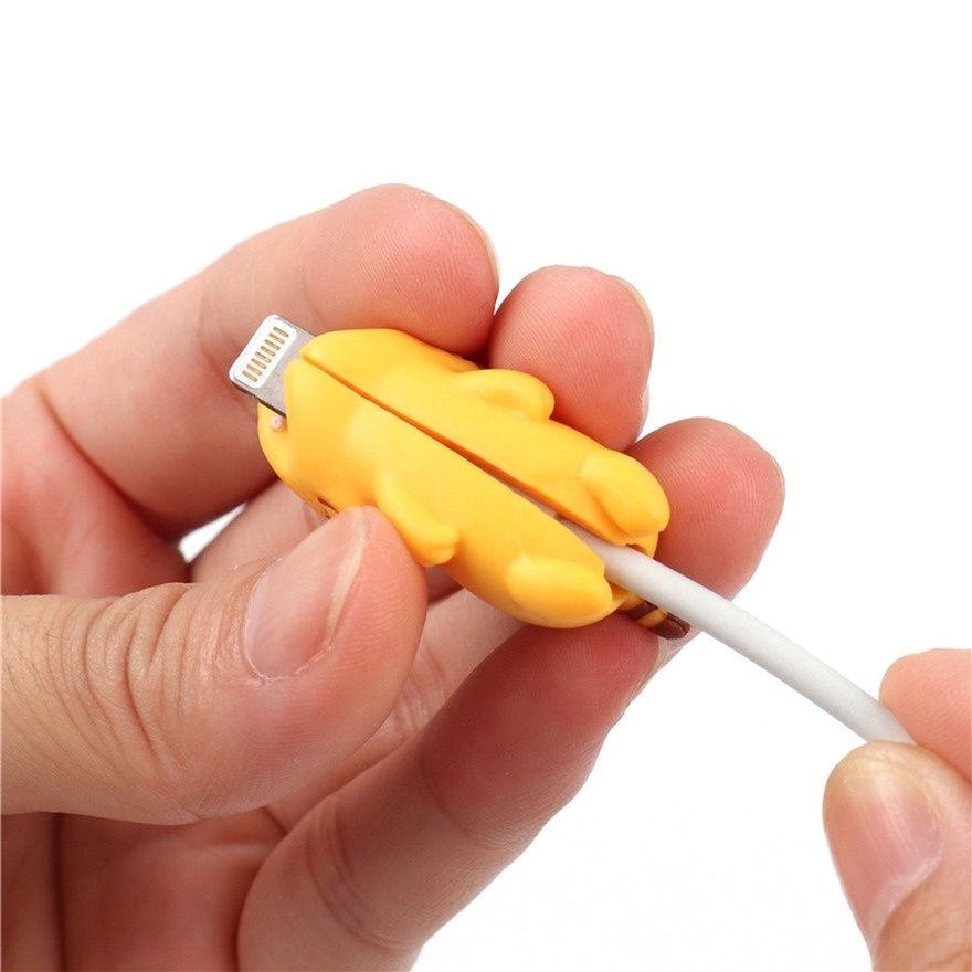 Tạo Hình Động Vật Phụ Kiện Chống Gây Hại Bộ Sạc Điện Thoại Phụ Kiện Tai Nghe Bluetooth Power Bank Bảo Vệ Cáp