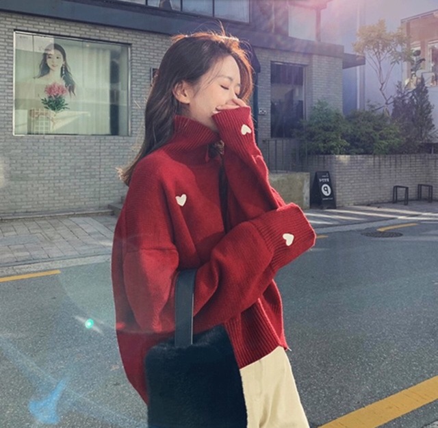 Siêu phẩm Áo len cổ cao thời trang Hàn Quốc A01 | BigBuy360 - bigbuy360.vn